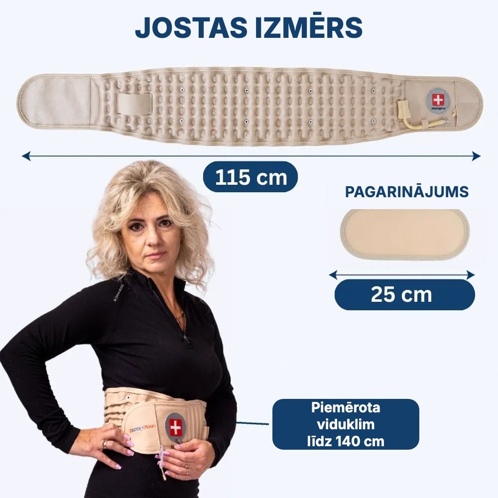 Neurogena muguras josta ar dekompresiju