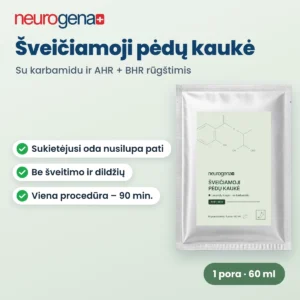 Neurogena šveičiamoji pėdų kaukė